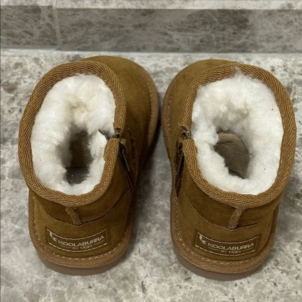Koolaburra by UGG Koola Chestnut Suede Boots NEW Toddler Girls Size 5